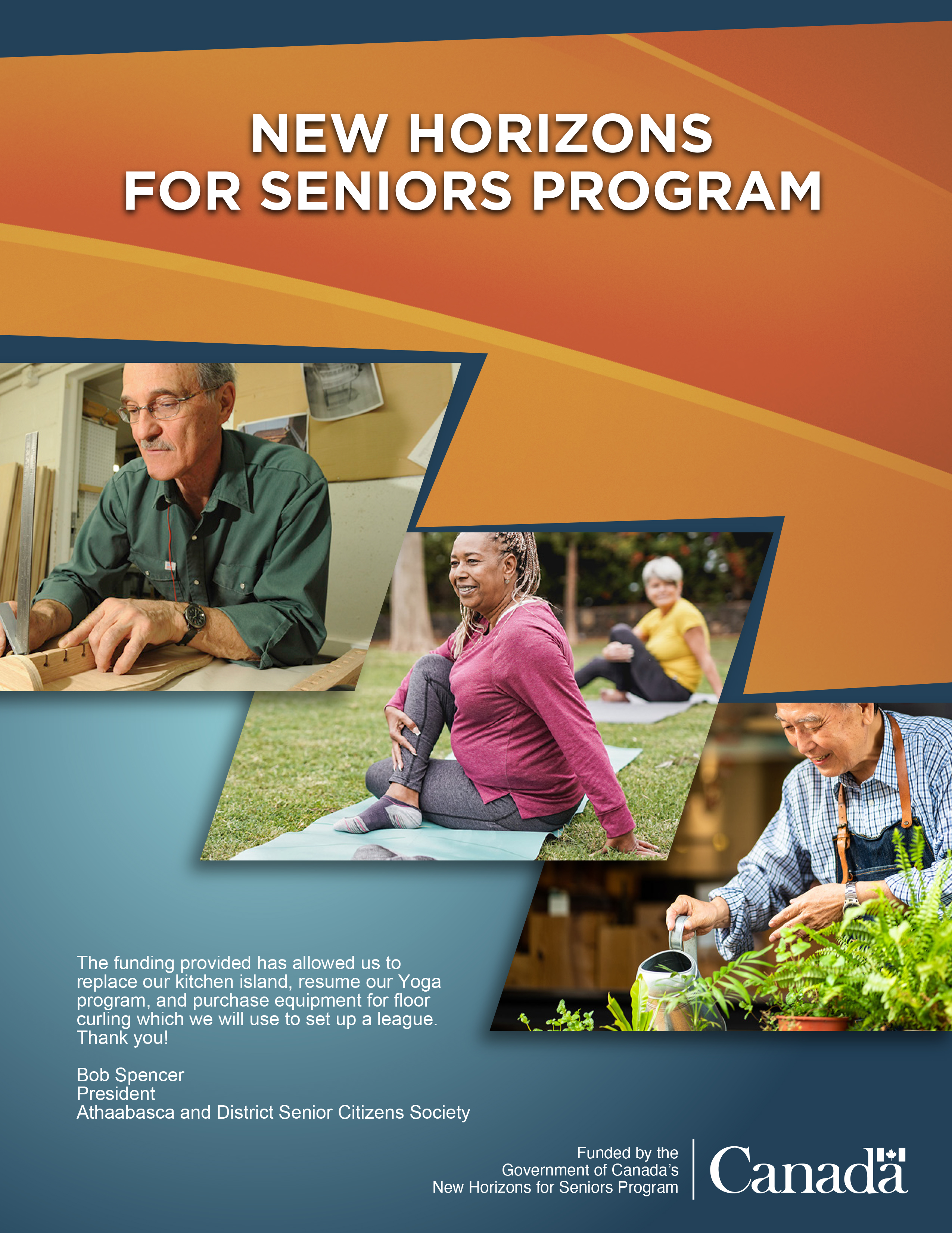 Funded by the Government of Canada's New Horizons for Seniors Program
